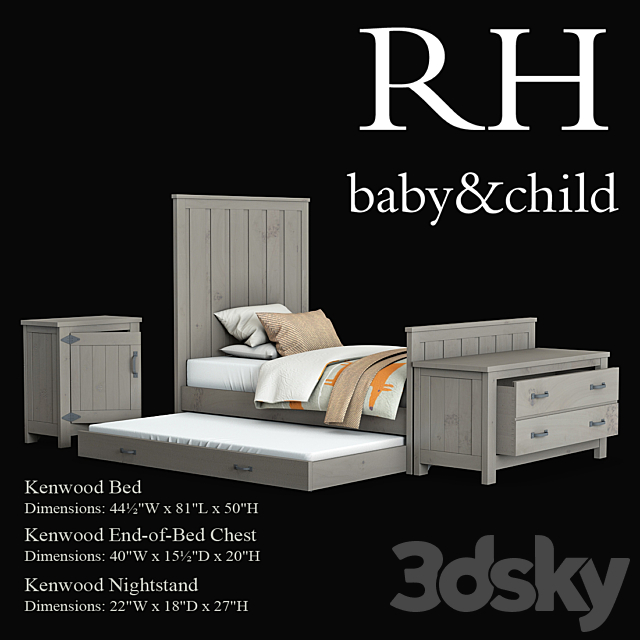 Kenwood Bed ? 2 3DSMax File - thumbnail 1