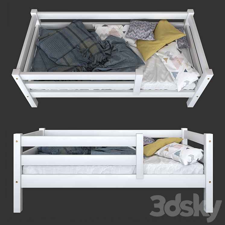 Kids bed Hoff – Sonya 3DS Max - thumbnail 1