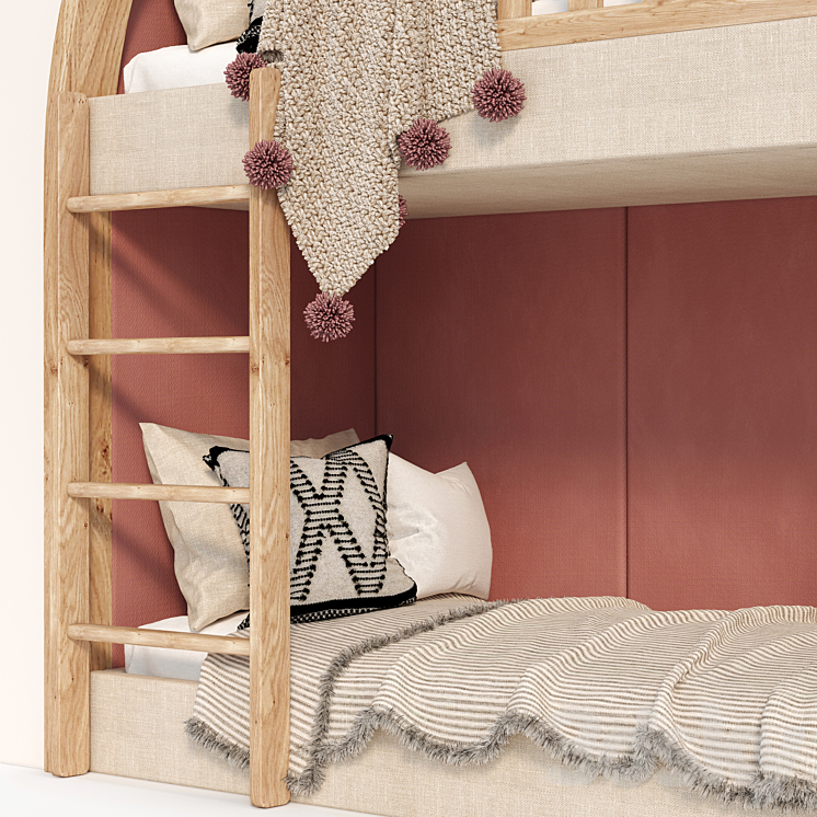 Kids Room Bed – 4 3DS Max - thumbnail 2