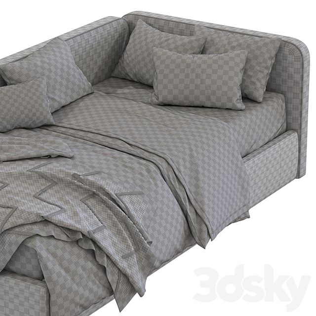 Modern sofa bed 212 3DSMax File - thumbnail 5