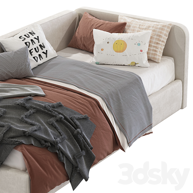 Modern sofa bed 212 3DSMax File - thumbnail 7