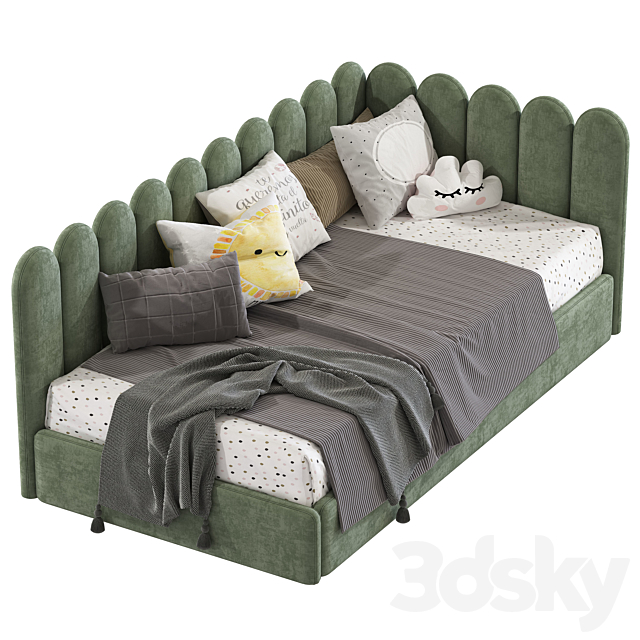 Modern sofa bed 222 3DSMax File - thumbnail 4