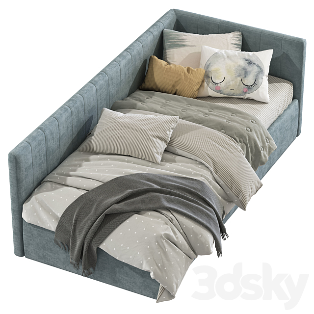 Modern style sofa bed 226 3DSMax File - thumbnail 4