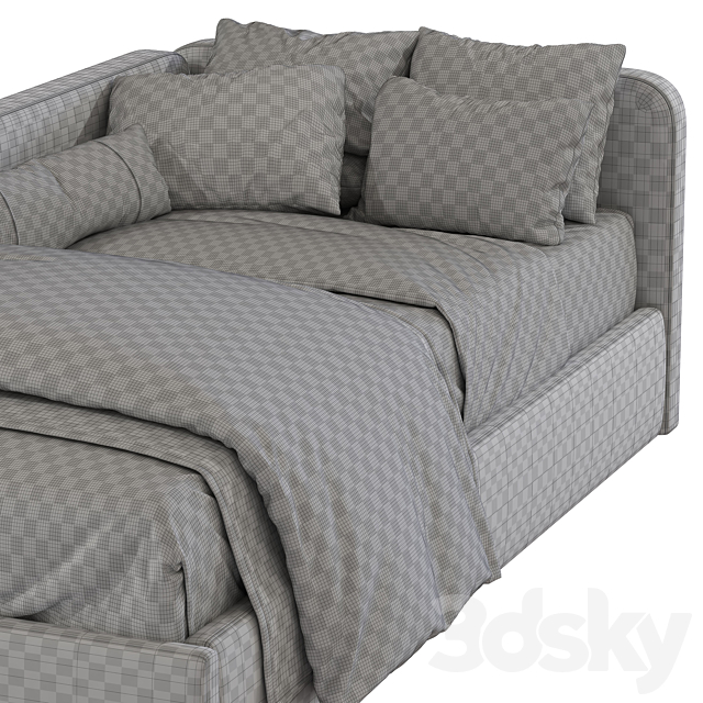 Modern style sofa bed 234 3DSMax File - thumbnail 5