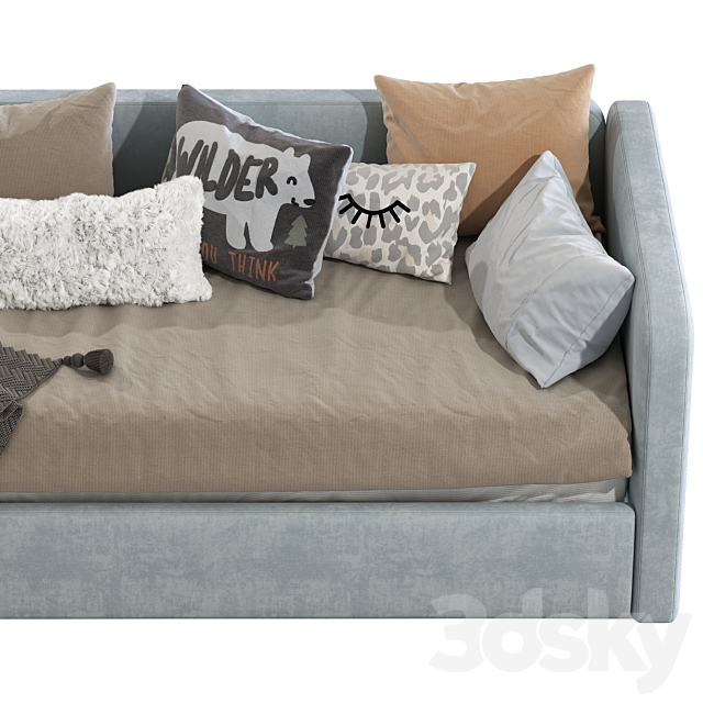 Modern style sofa bed 234 3DSMax File - thumbnail 7