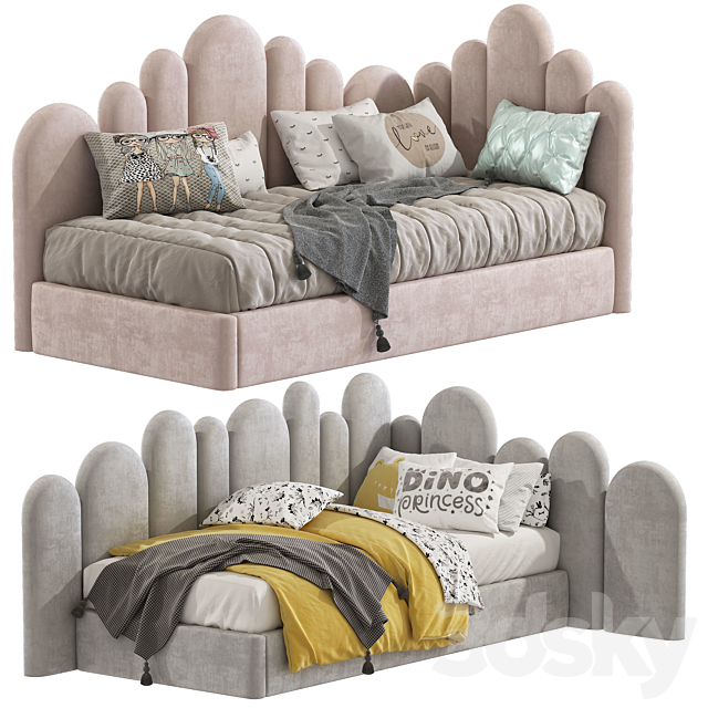 Modern style sofa bed 266 3DSMax File - thumbnail 1