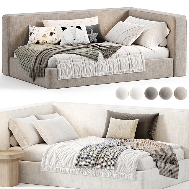 Monti Kids Bed By Bedsone 3ds Max - thumbnail 3