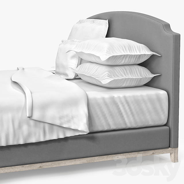 Nina Bed 3DS Max Model - thumbnail 3