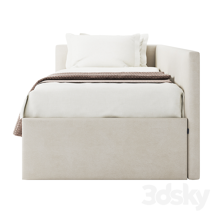 OM bed Leo (1 armrest) 3DS Max Model - thumbnail 2