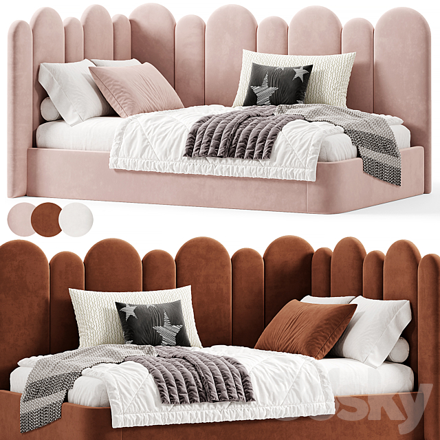 PARFE Kids Bed 03 3DS Max Model - thumbnail 2