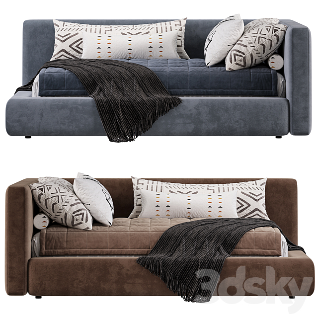 Picco Bed 3DS Max Model - thumbnail 2