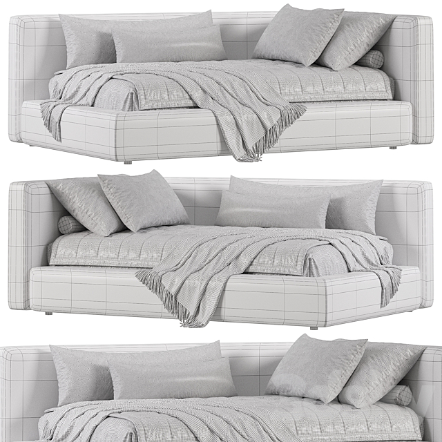 Picco Bed 3DS Max Model - thumbnail 3