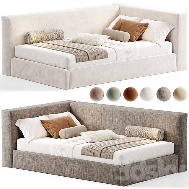 Pula Childrens Bed By Woodsoft 3ds Max - thumbnail 3