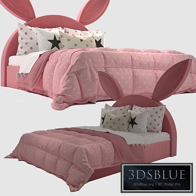 rabbit bed 3DS Max - thumbnail 3