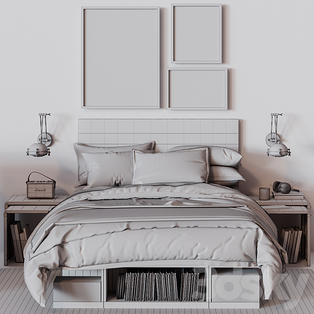 RH EMMETT STORAGE BED 3DSMax File - thumbnail 3