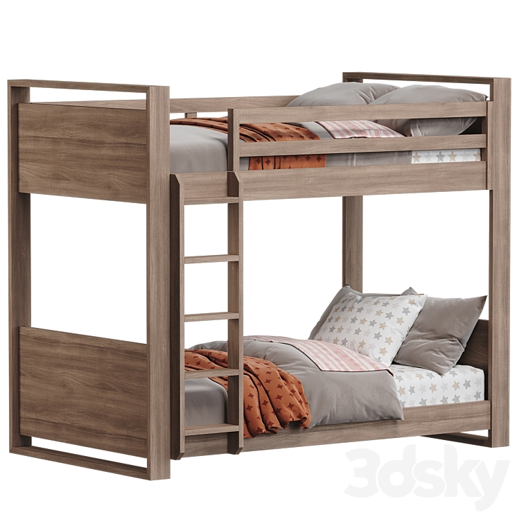 RH | Wyler Bunk Bed 3DS Max Model - thumbnail 1