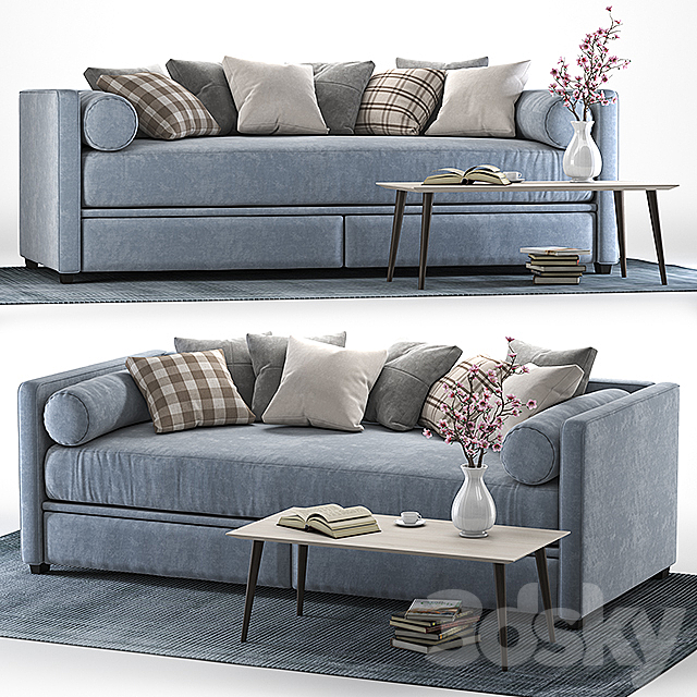 Ripley’s sofa bed 3DSMax File - thumbnail 1