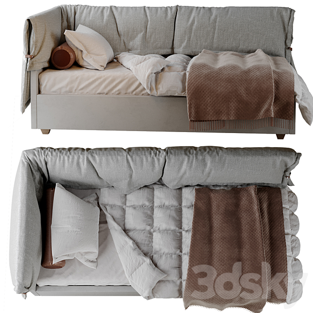 Robbi bed 3DSMax File - thumbnail 4