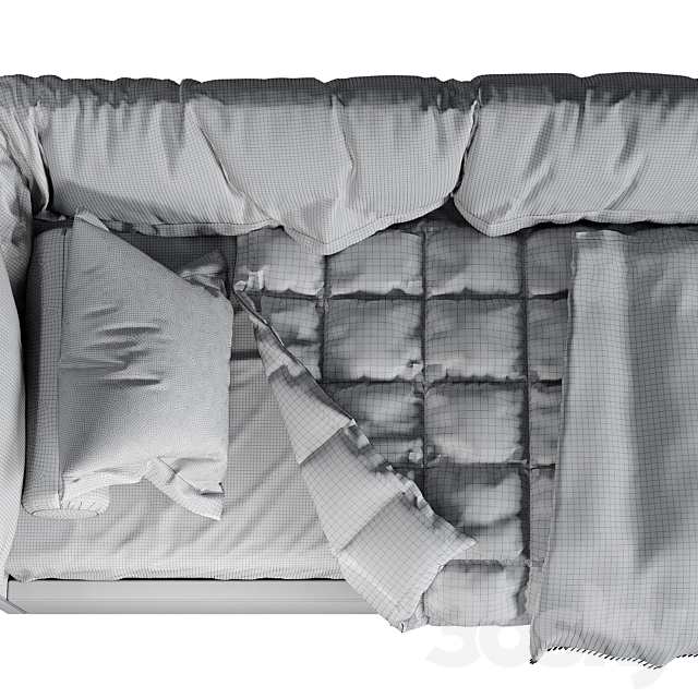 Robbi bed 3DSMax File - thumbnail 5