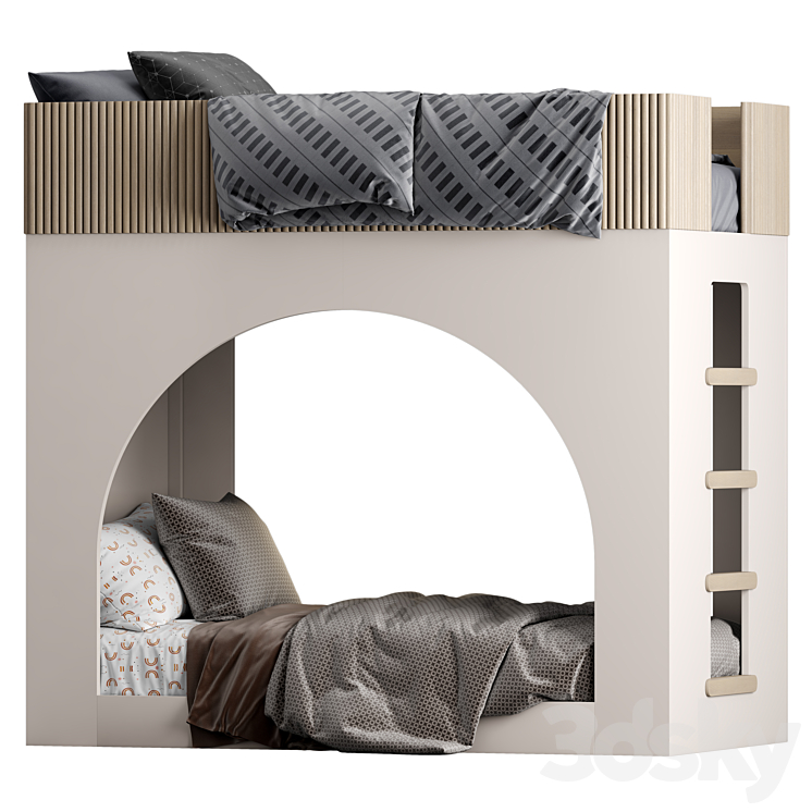 Sarah Sherman Samuel Arches Bunk Bed 3DS Max Model - thumbnail 1