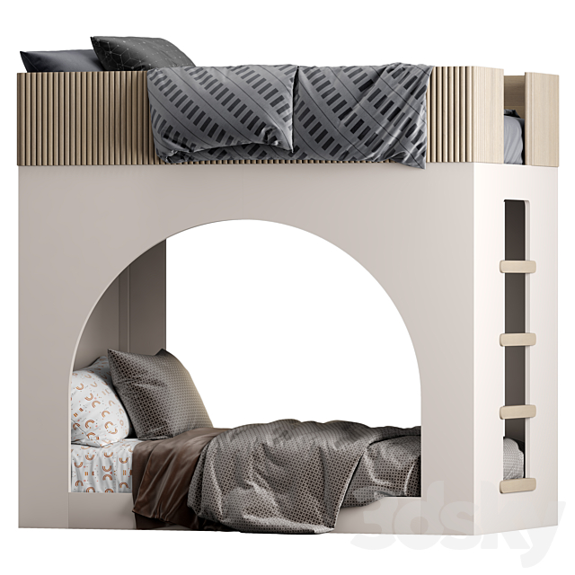 Sarah Sherman Samuel Arches Bunk Bed 3DSMax File - thumbnail 1