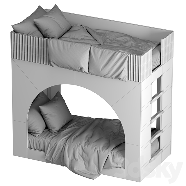 Sarah Sherman Samuel Arches Bunk Bed 3DSMax File - thumbnail 4