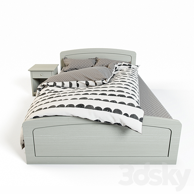 Scandola bed 3DSMax File - thumbnail 2