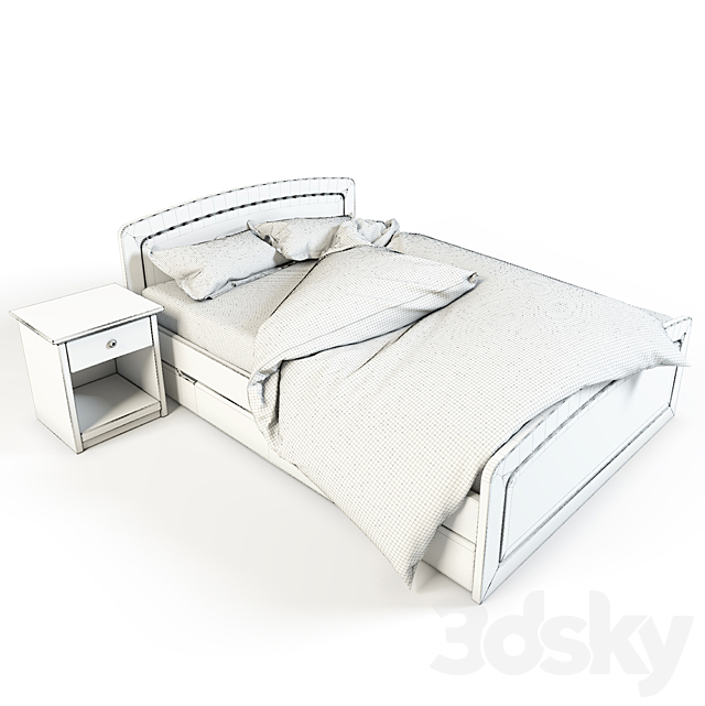 Scandola bed 3DSMax File - thumbnail 3