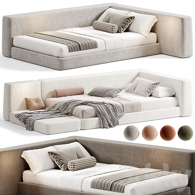 Siena Kids Bed By Como 3ds Max - thumbnail 1