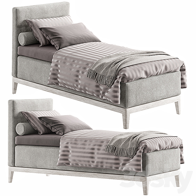 SINGLE BED 20 3DSMax File - thumbnail 1