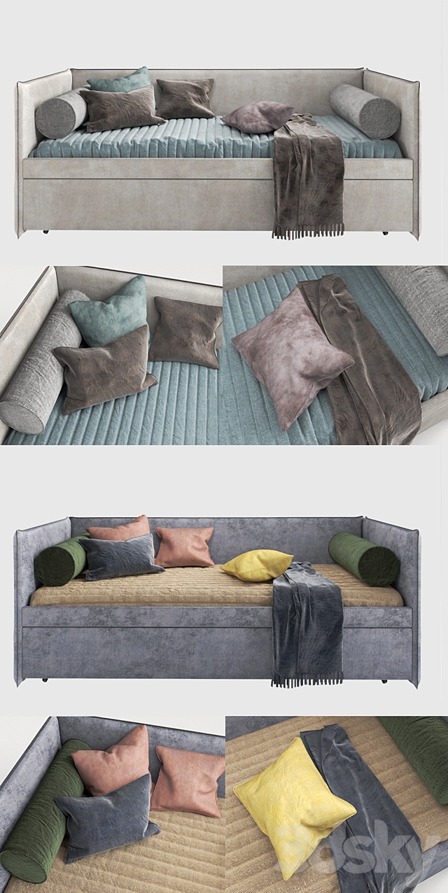 Sleepeesleep. Bed Fly 3DSMax File - thumbnail 2