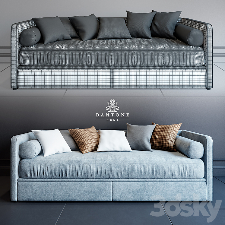 Sofa Bed from Ripley Dantone home 3DS Max - thumbnail 1