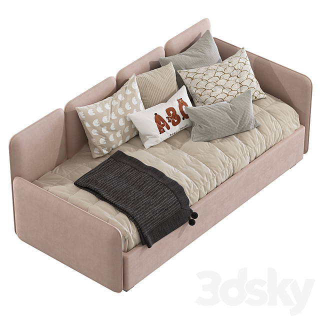 Sofa bed LEVEL 379 3DS Max Model - thumbnail 3