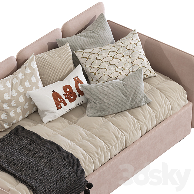 Sofa bed LEVEL 379 3DS Max Model - thumbnail 5