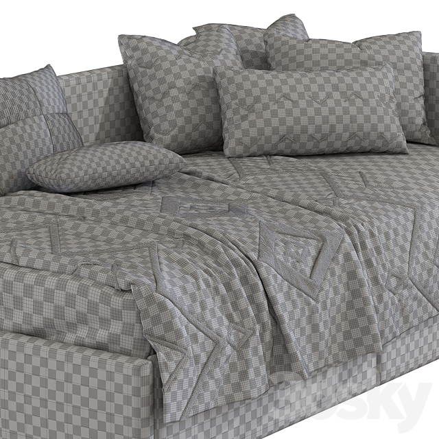 Sofa bed Queer Eye Charis 249 3DSMax File - thumbnail 5