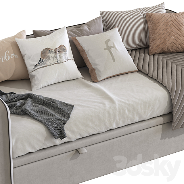 Sofa bed Simple 289 3DS Max Model - thumbnail 7