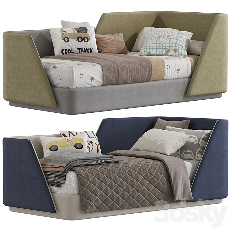 Sofa bed TSUNAMI 319 3DS Max Model - thumbnail 1