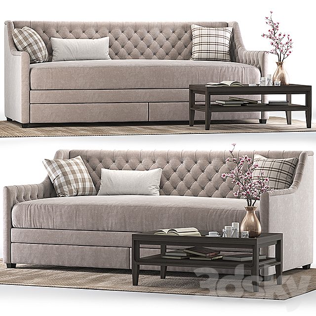 Sofa bed Wells 3DSMax File - thumbnail 1