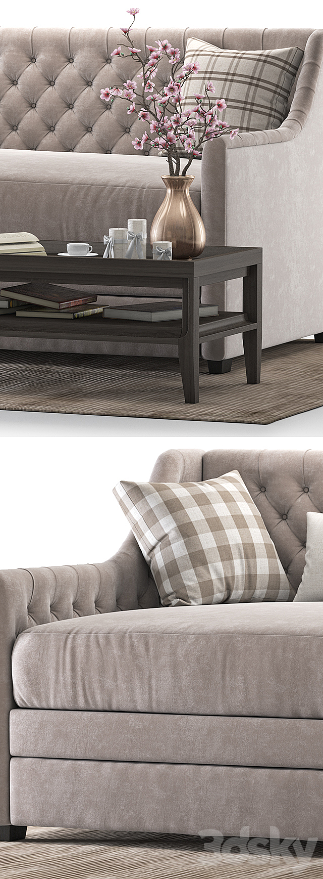 Sofa bed Wells 3DSMax File - thumbnail 2