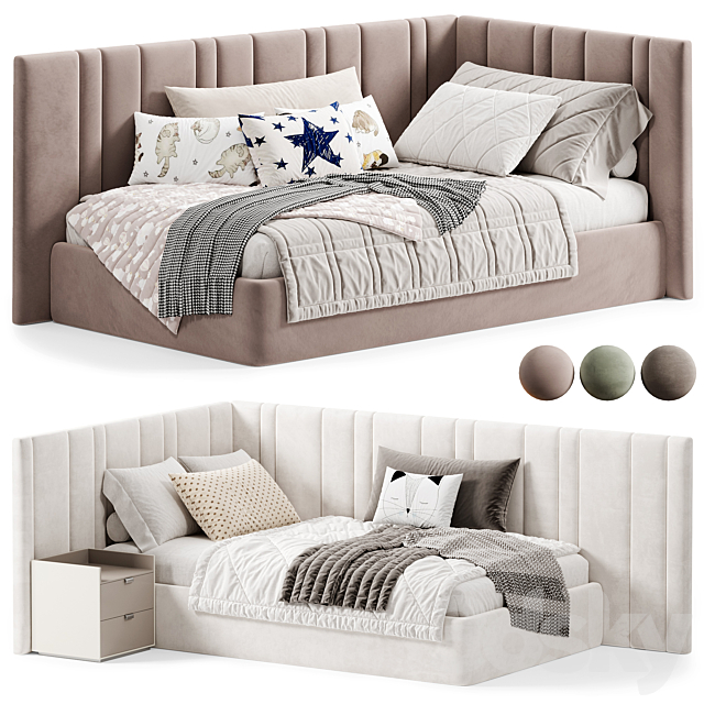 Sonata Kids Bed By divan24 3ds Max - thumbnail 2