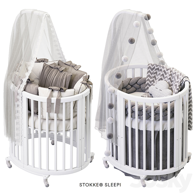 STOKKE SLEEPI 3DS Max - thumbnail 1