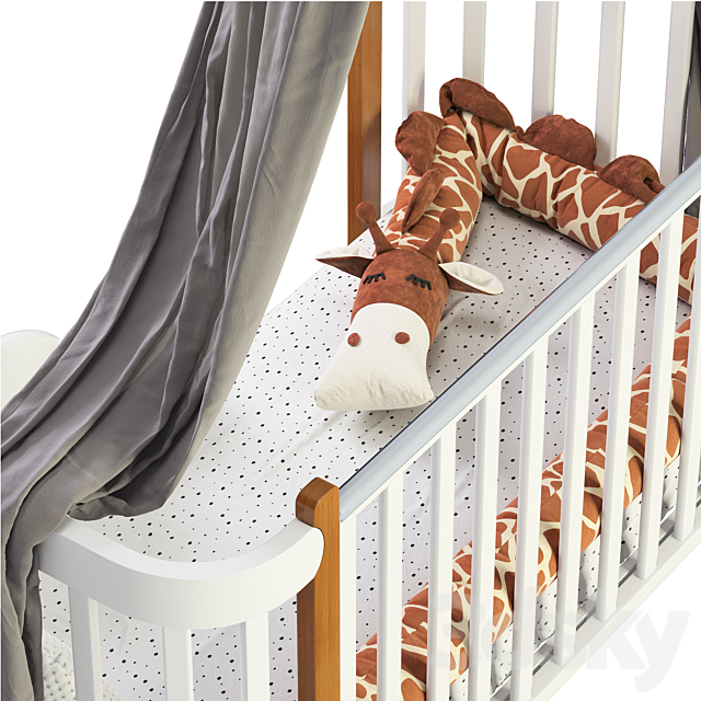 Transforming bed MOMMY LUX happy baby 3DSMax File - thumbnail 6