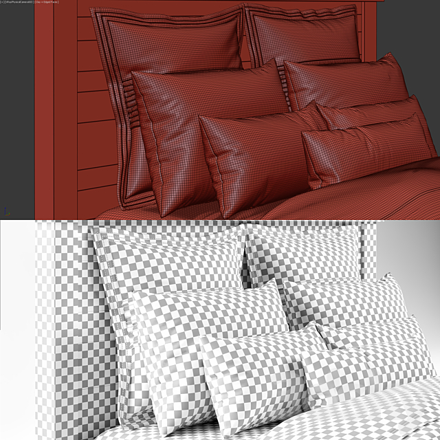 Vaughn Storage Bed 3DS Max Model - thumbnail 3