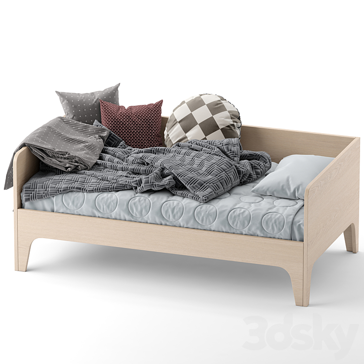 West Elm Oeuf Perch Toddler Bed 3DS Max - thumbnail 2