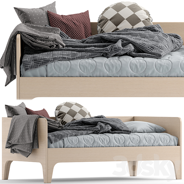 West Elm Oeuf Perch Toddler Bed 3DSMax File - thumbnail 1