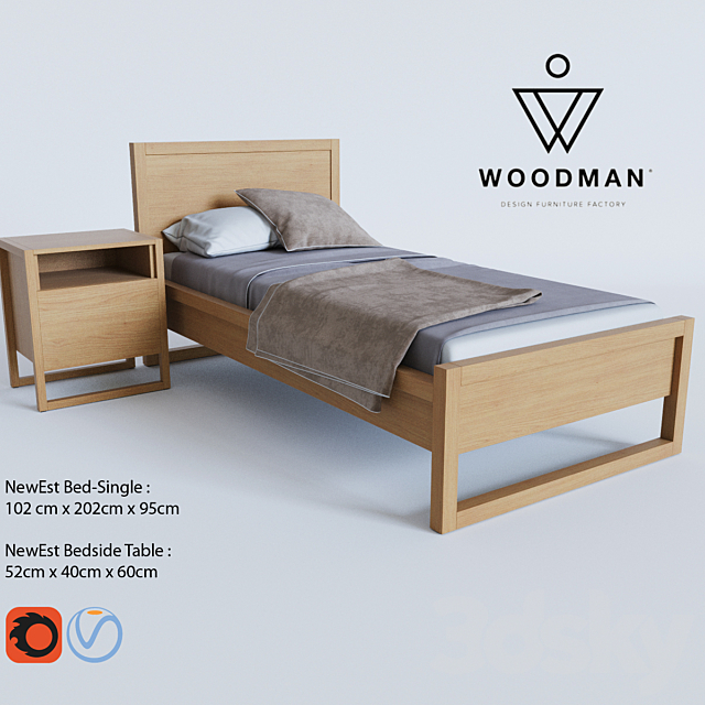 Woodman – NEWEST 3DSMax File - thumbnail 1