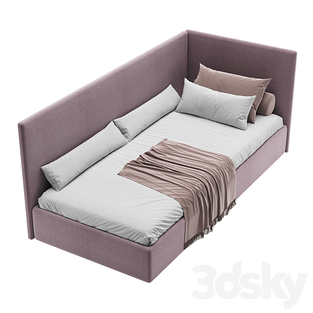 Woodnotes Corner Bed 3ds Max - thumbnail 2