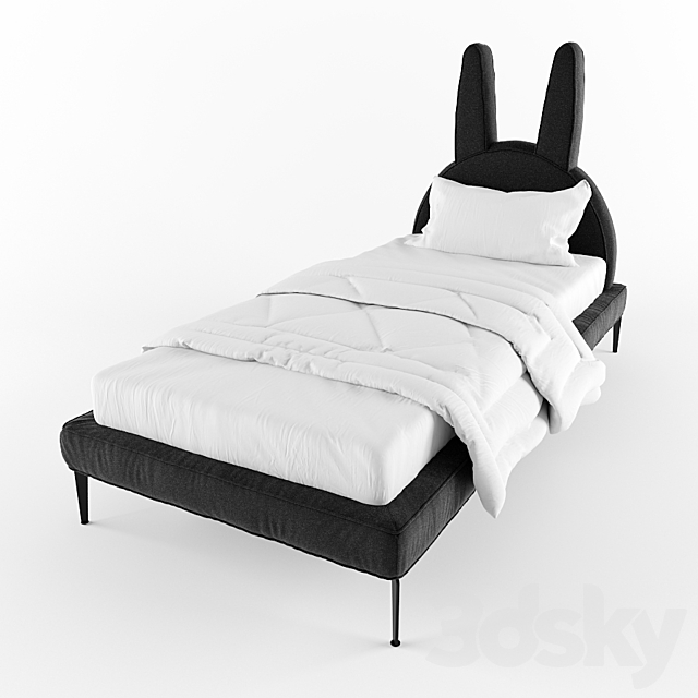 Zaya bed 3DS Max Model - thumbnail 3