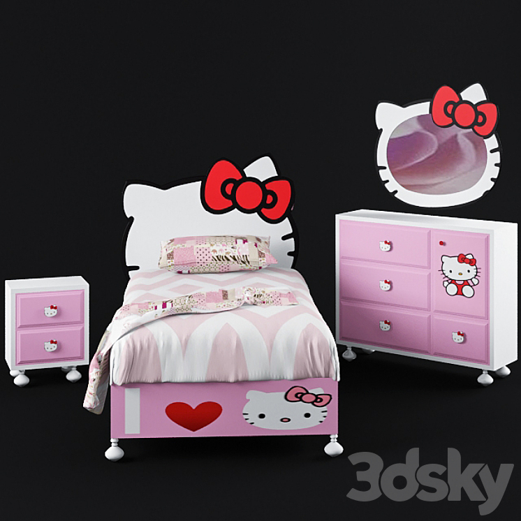 bedroom 3DS Max - thumbnail 1