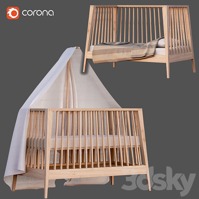 Child room (baby) Furnitures 01 3DS Max Model - thumbnail 2